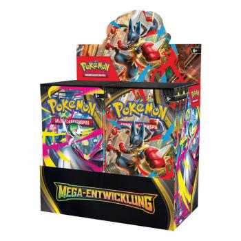 Pokemon Mega Entwicklung Booster Display deutsch