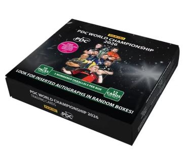 PDC World Championship 2026 Darts Trading Card Collection Collectors Box