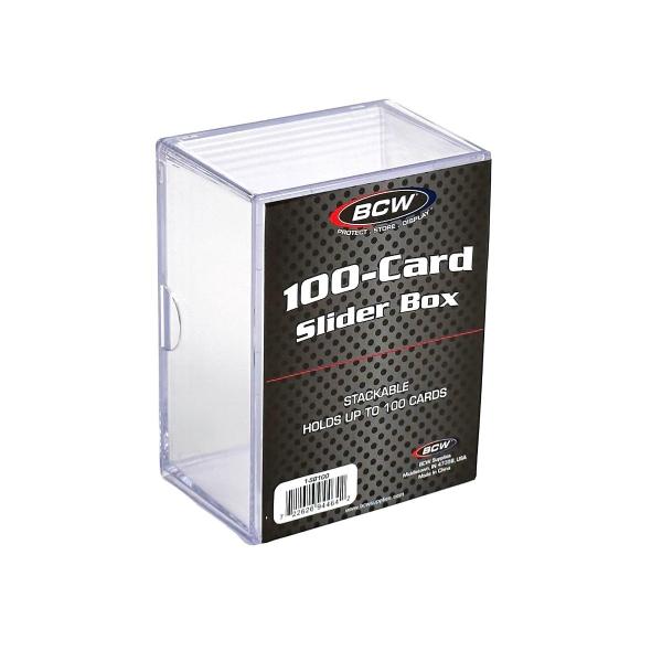 BCW 2-Piece Slider Box 100 Count