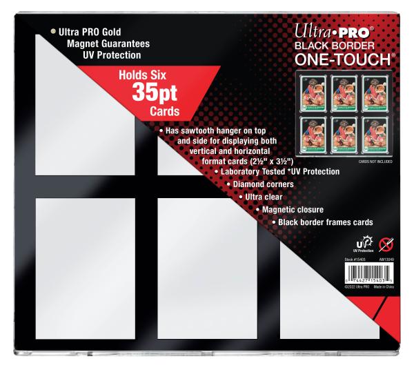 UP 35PT 6-CARD BLACK BORDER UV ONE-TOUCH MAGNETIC