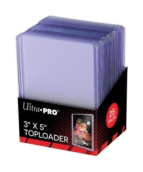 UP 3" X 5" TOPLOADER (25 PIECES)