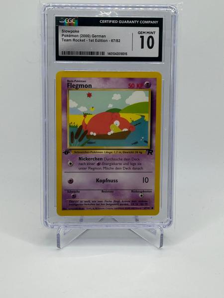 Flegmon Team Rocket 1ED CGC 10 German