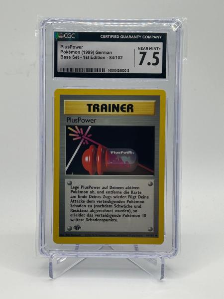 Plus Power Base Set 1ED CGC 7,5 German