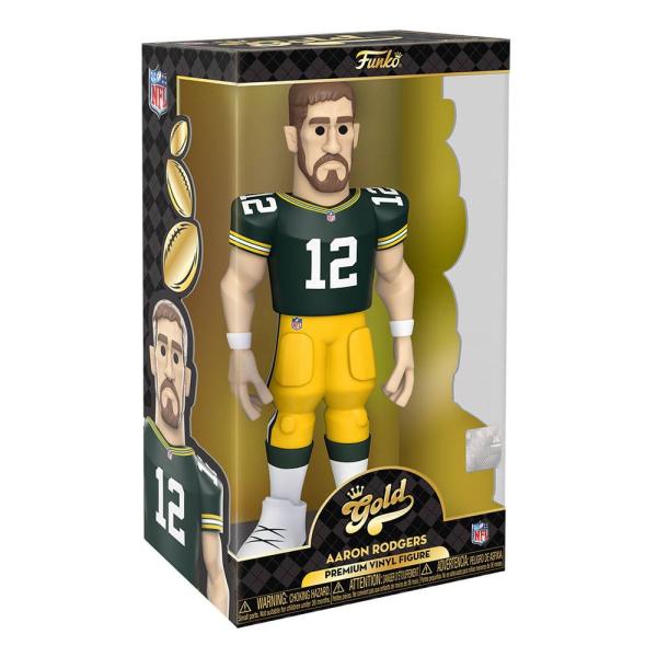 NFL: Packers Vinyl Gold Figuren 30 cm Aaron Rodgers