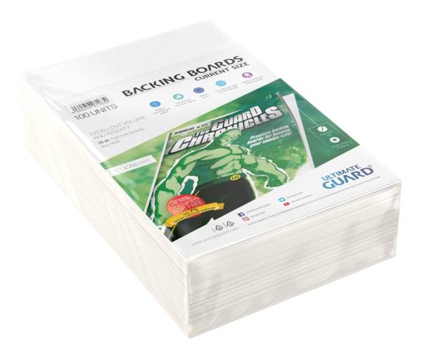 UG Comic Backing Boards Current Size (100)
